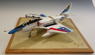 In 3rd place was Modeler Jim's Hasegawa 1/48 Ta-4J Skyhawk Trainer
