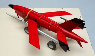 2nd place was Modeler Jim's BQM-34A Firebee drone. ICM kit in 1/48.