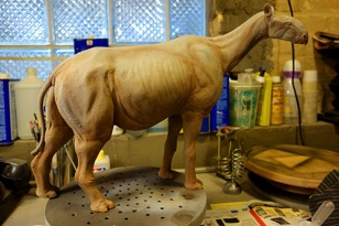 Base colors down. Some highlighting and shading.
