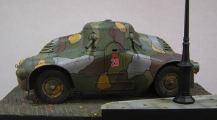 Weathered with oil wash and Mig pigments.